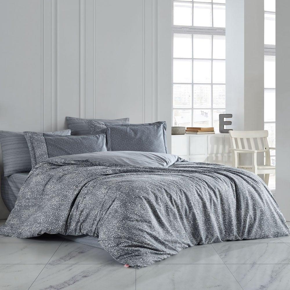 Double Poplin Duvet Cover Silvana Gray