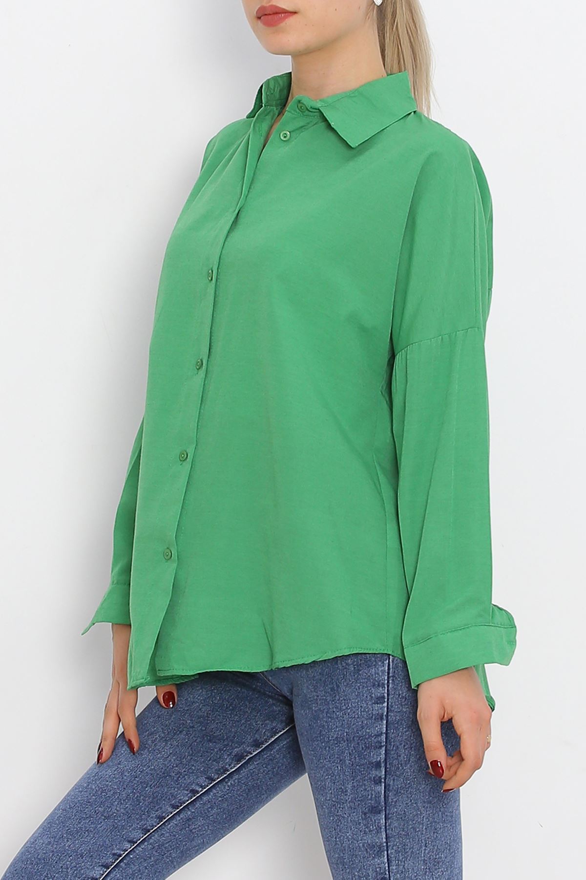 Oversize Shirt Green4