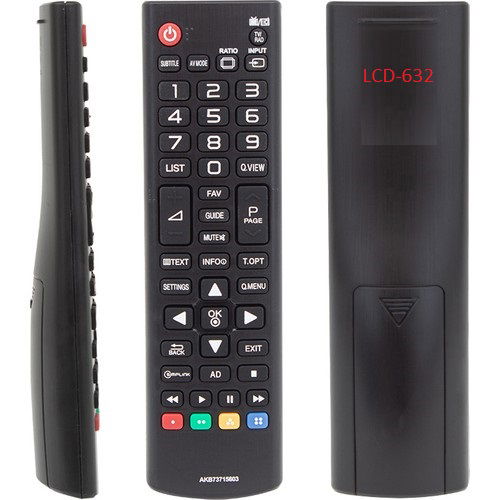 LG RM-L1162C Remote Control - LCD-632