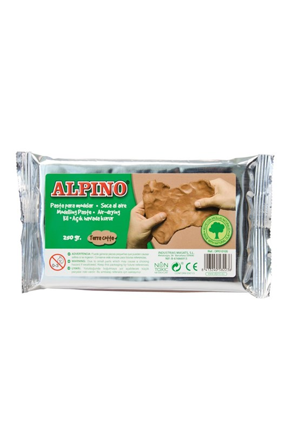 Cem Alpino Dp-010105 Shaping Clay 250 Gr Brown