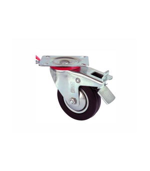 Service Wheel with Swivel Brake 100 mm