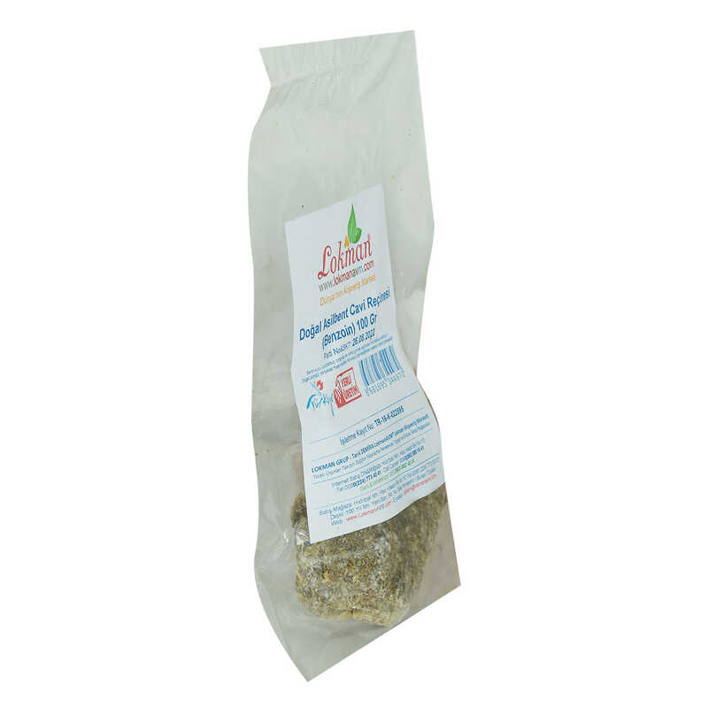 Asilbent Cavi Resin Natural Benzoin 100 Gr Package