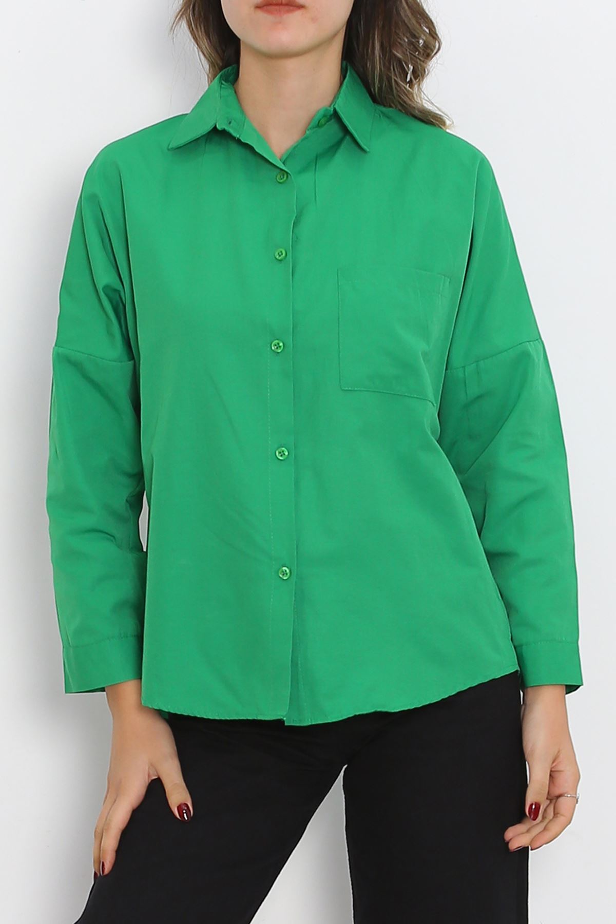 One Pocket Shirt Green