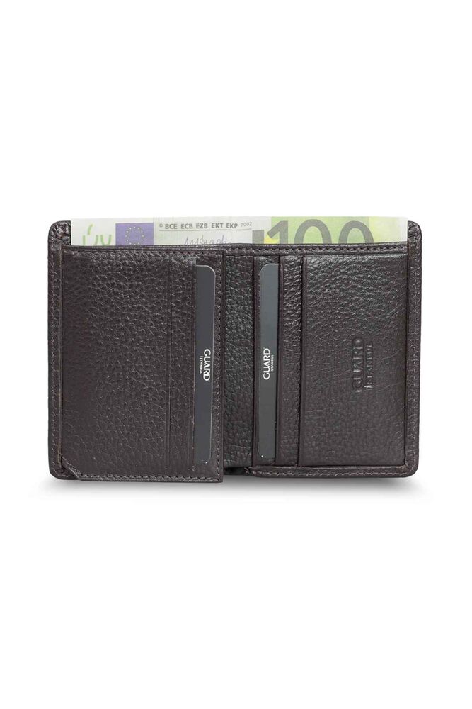 Extra Slim Brown Genuine Leather Men's Wallet