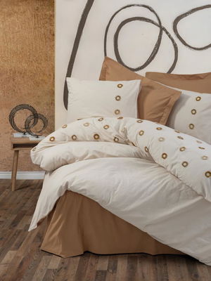 Ranforce Double Duvet Cover Nomi Beige