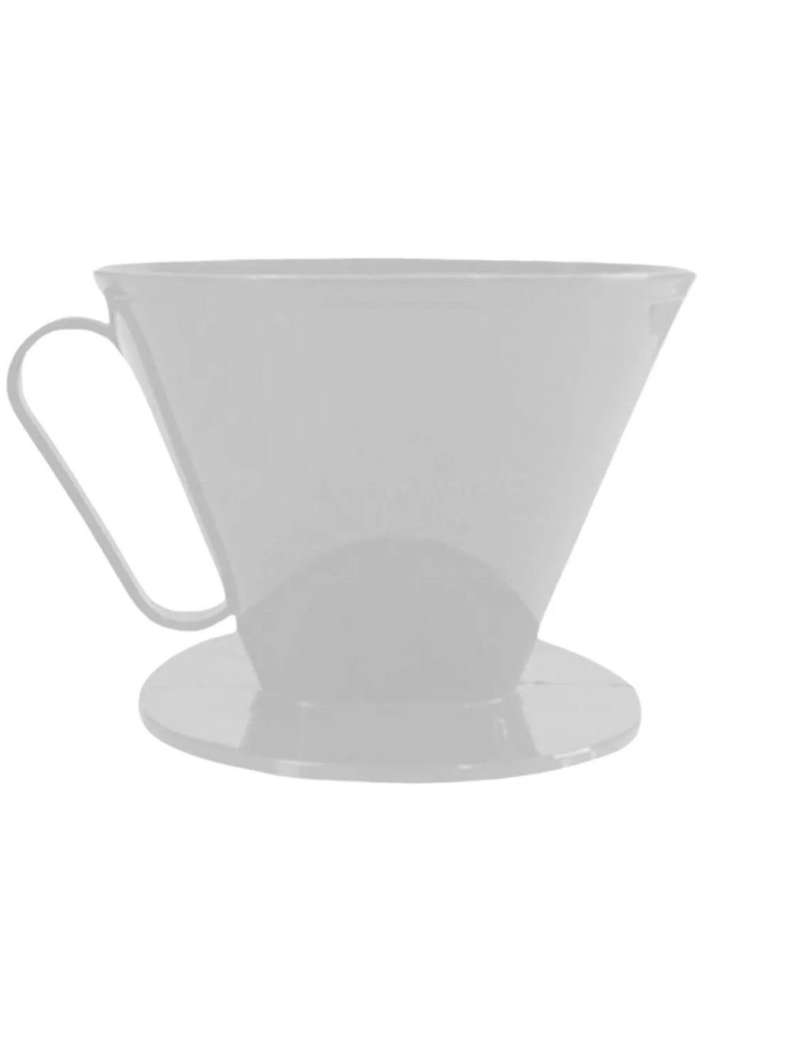 V60 Dripper Filter Coffee Brewing Apparatus - White