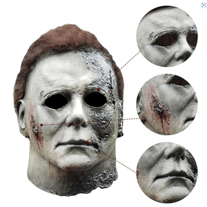 Michael Myers Lateks mask - Michael Myers Et Mask Kafaya Tam Geçmeli