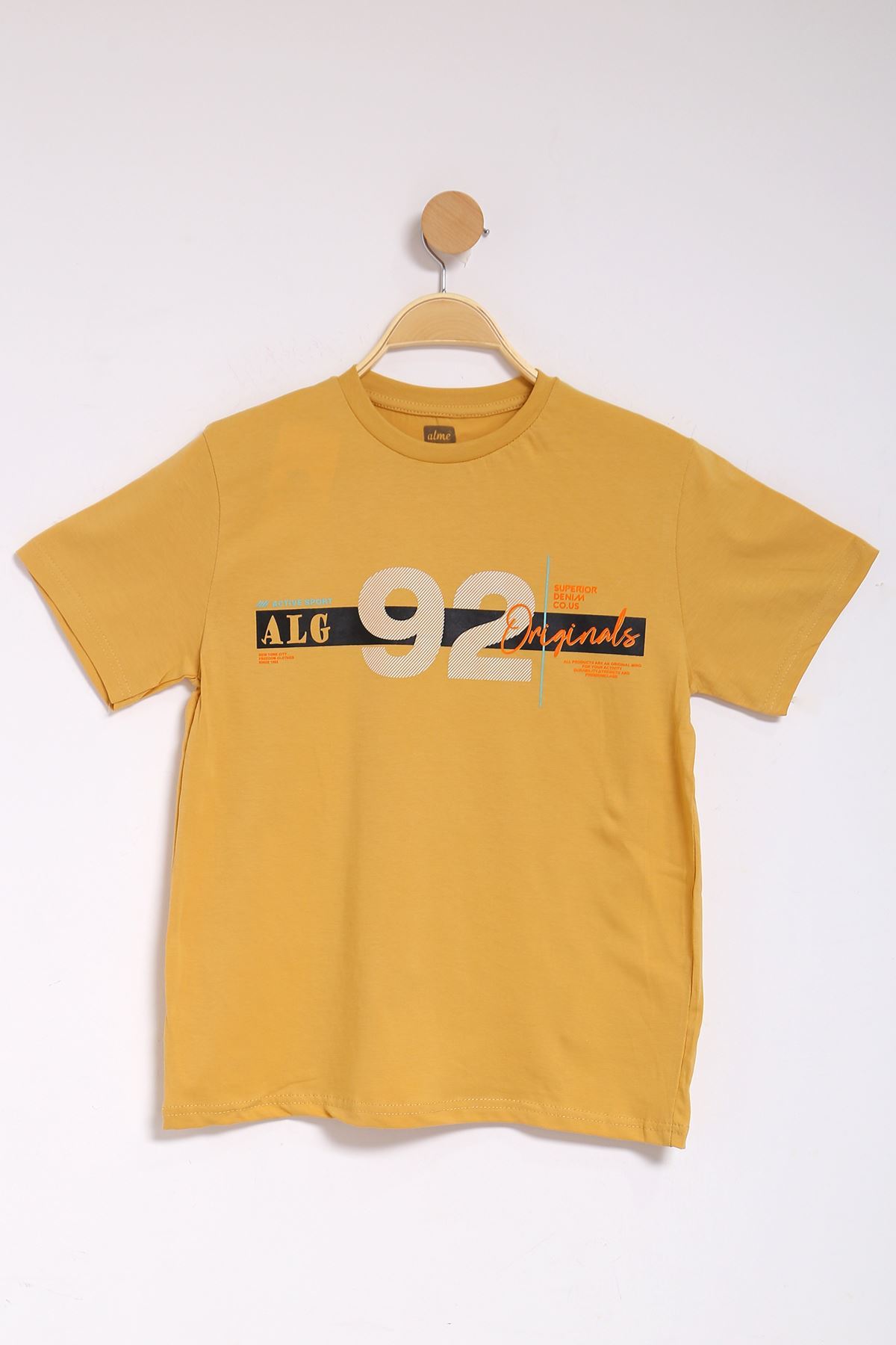 13-16 Years Printed T-Shirt Mustard