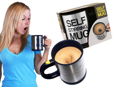 Self Stirring Thermos Mug