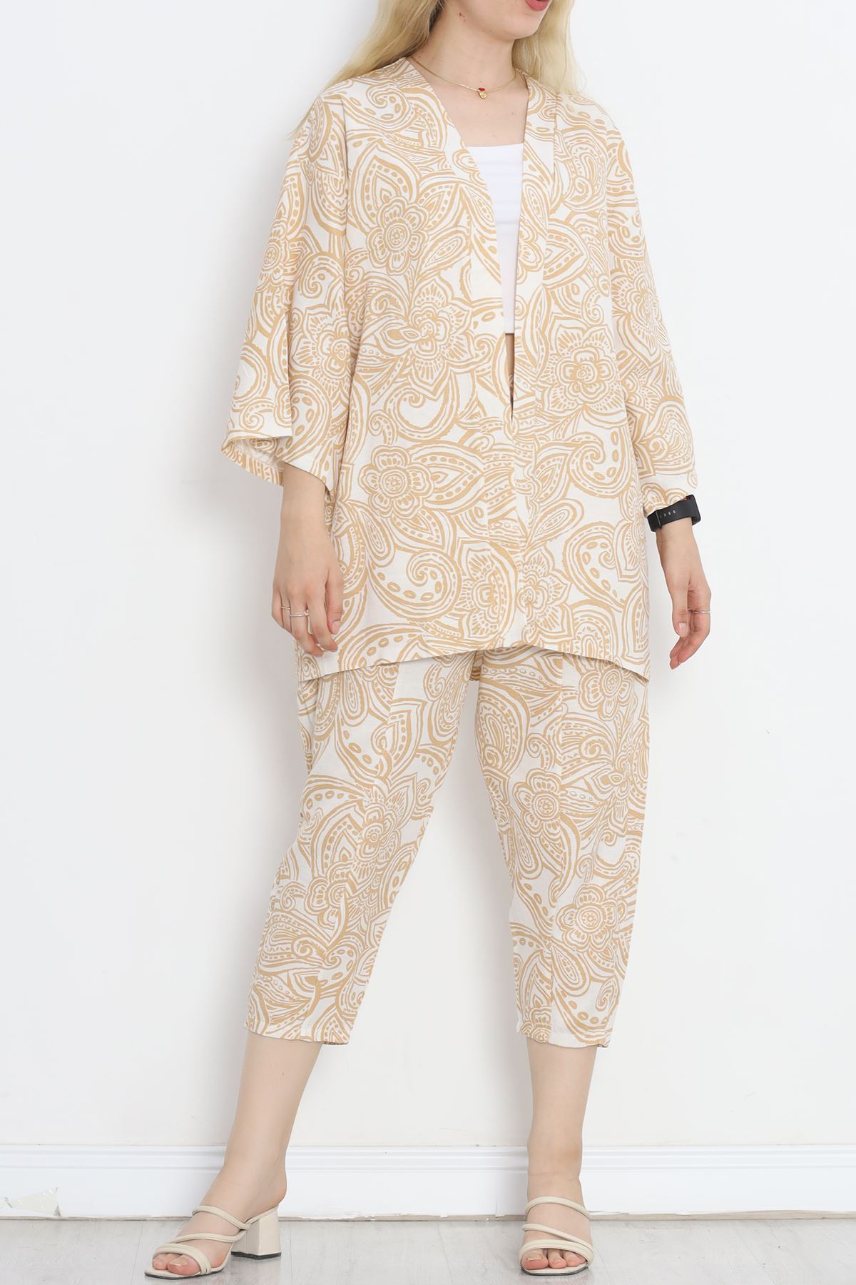 Kimono Set Beige1