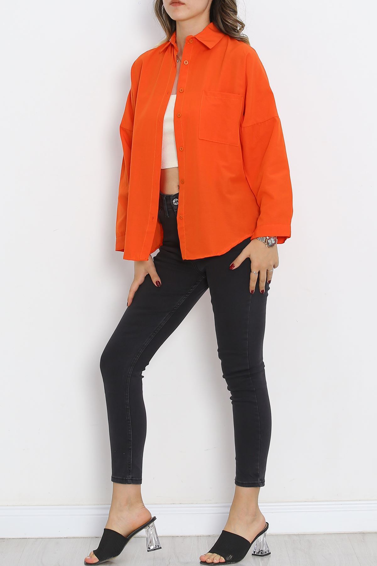 One Pocket Shirt Orange