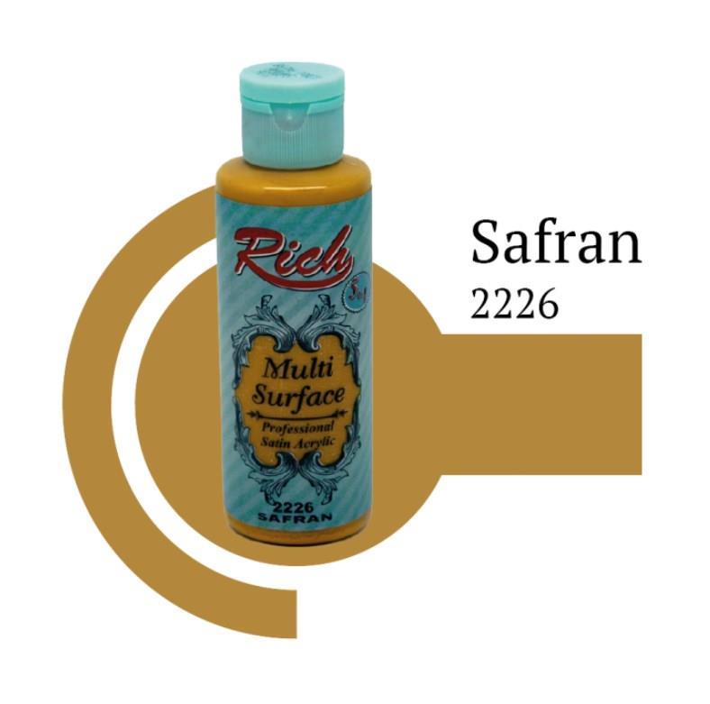 Rich Multi Surface 2226 Saffron Acrylic Paint 120 cc