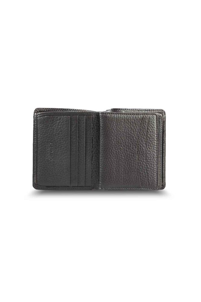 Brown Men's Wallet with Medium Double Pisot and Coin Purse