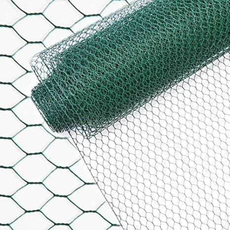 PVC Coated Poultry Wire Width 150 cm Length 20 Meters