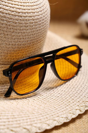 Accessory Glasses Black Orange