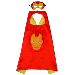 Iron Man Iron Man Avengers Cloak + Mask Costume Set 70x70 cm