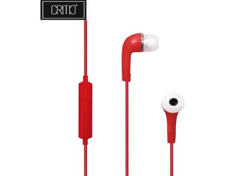 Critic J5 Earbuds Red