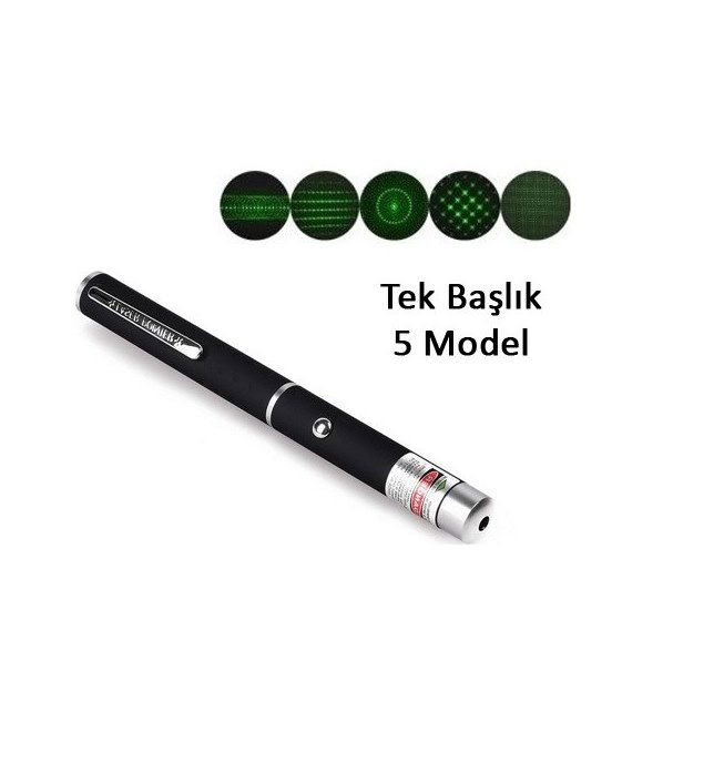 Green Laser Pointer 5000 mW 15 Km Effective (Single Head 5 Models)