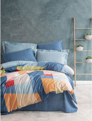 Modern Double Duvet Cover Cosy Blue