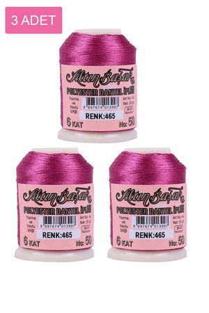 3 Pieces Altinbasak Oya and Lace Floss 20 gr - Turk - No: 465