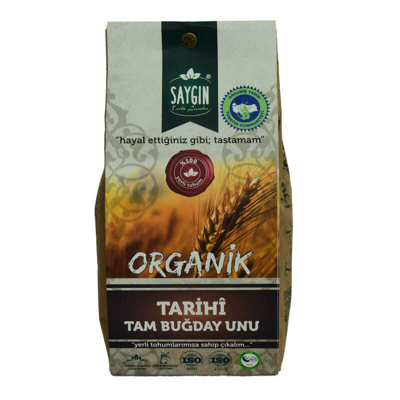 Organic Historic Whole Wheat Flour 750 Gr Package