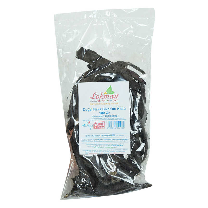 Air Mercury Herb Root Natural 100 Gr Package