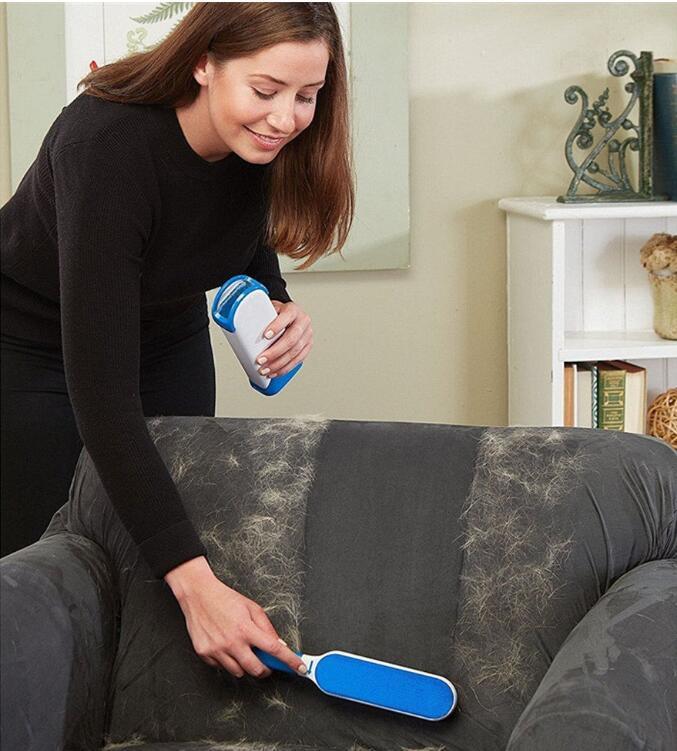 Self-Cleaning Dust and Dander Brush Set