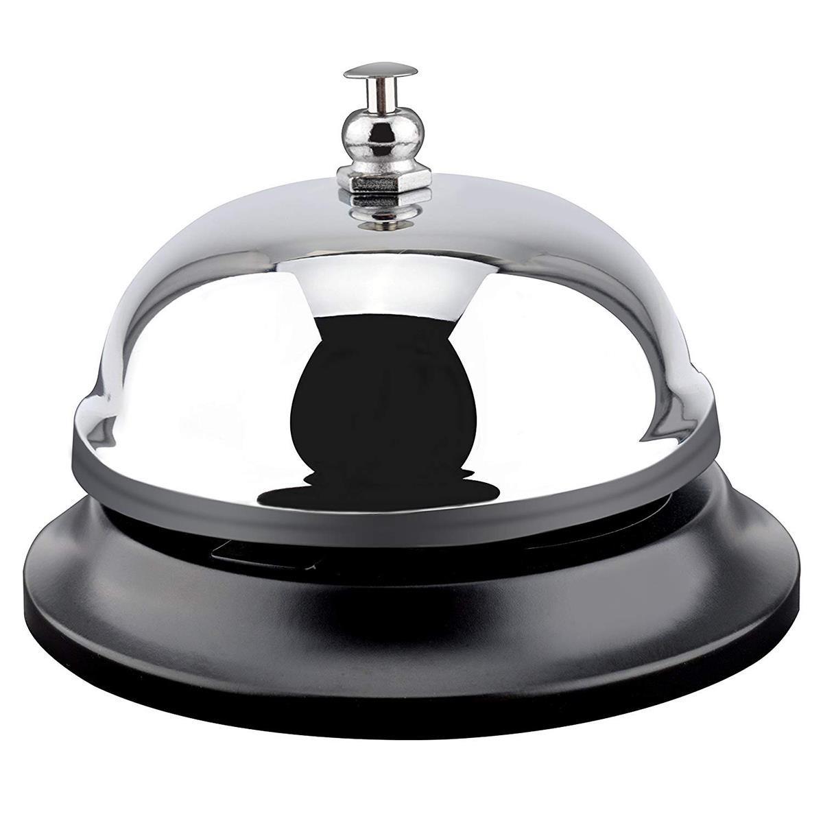 Reception Bell - Desk Bell Hotel Reception Desk Attendant Call Bell Silver