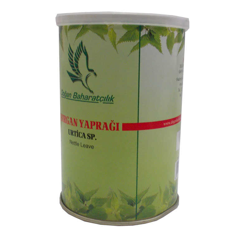 Natural Stinging Nettle Leaf 100 Gr Tin Box