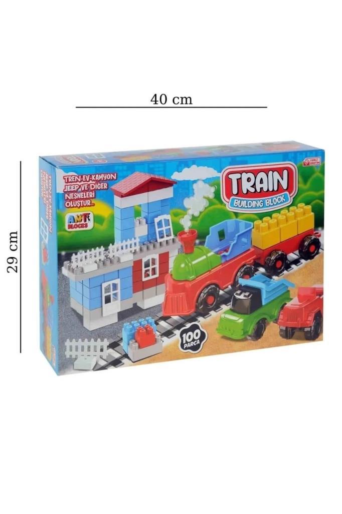 100 Piece Train Station Set