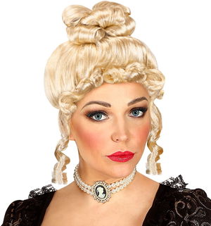 Blond Countess Wig - Lined Bun Model Countess Wig