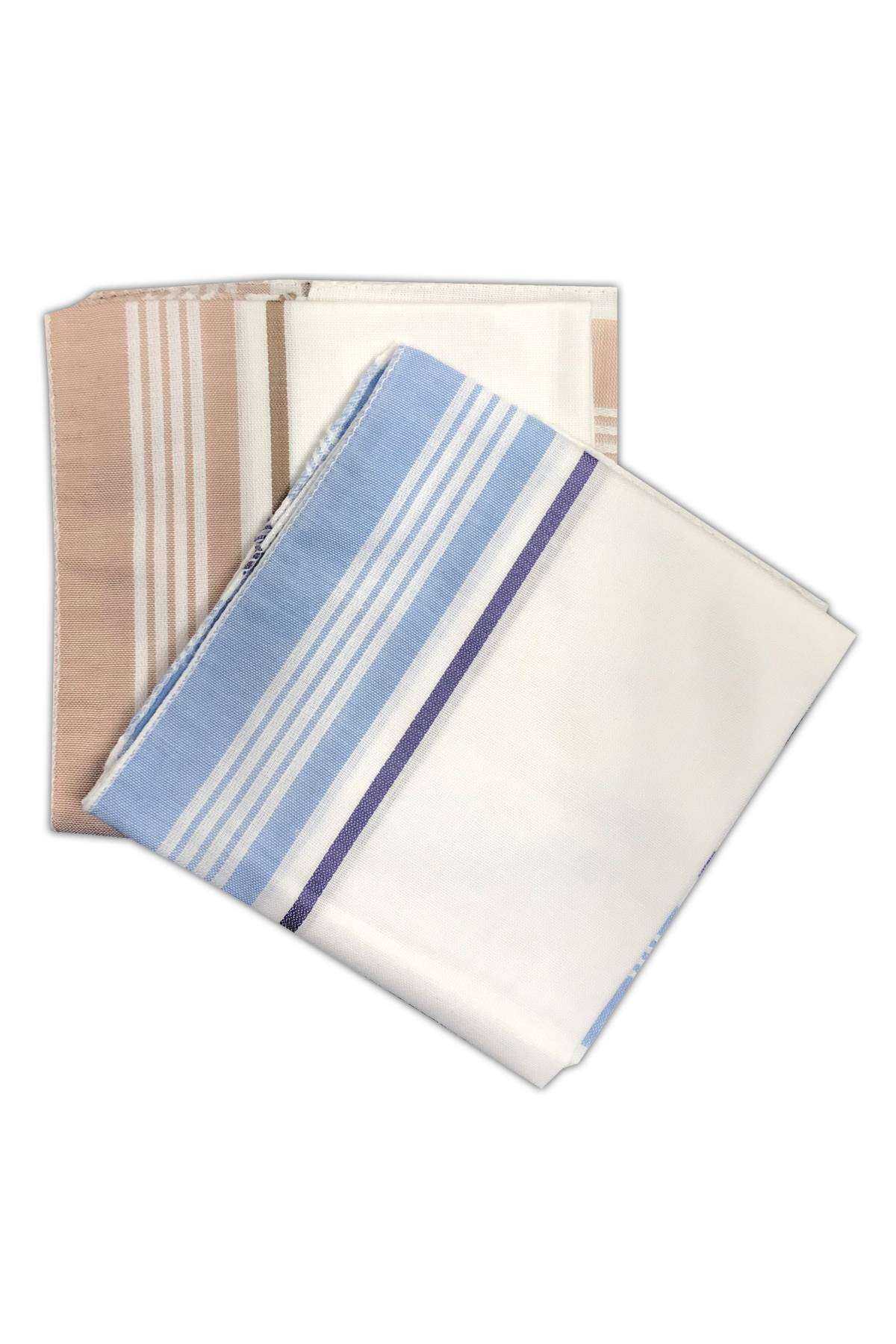 12 Cotton Luxury Men's Handkerchiefs 40x40 cm