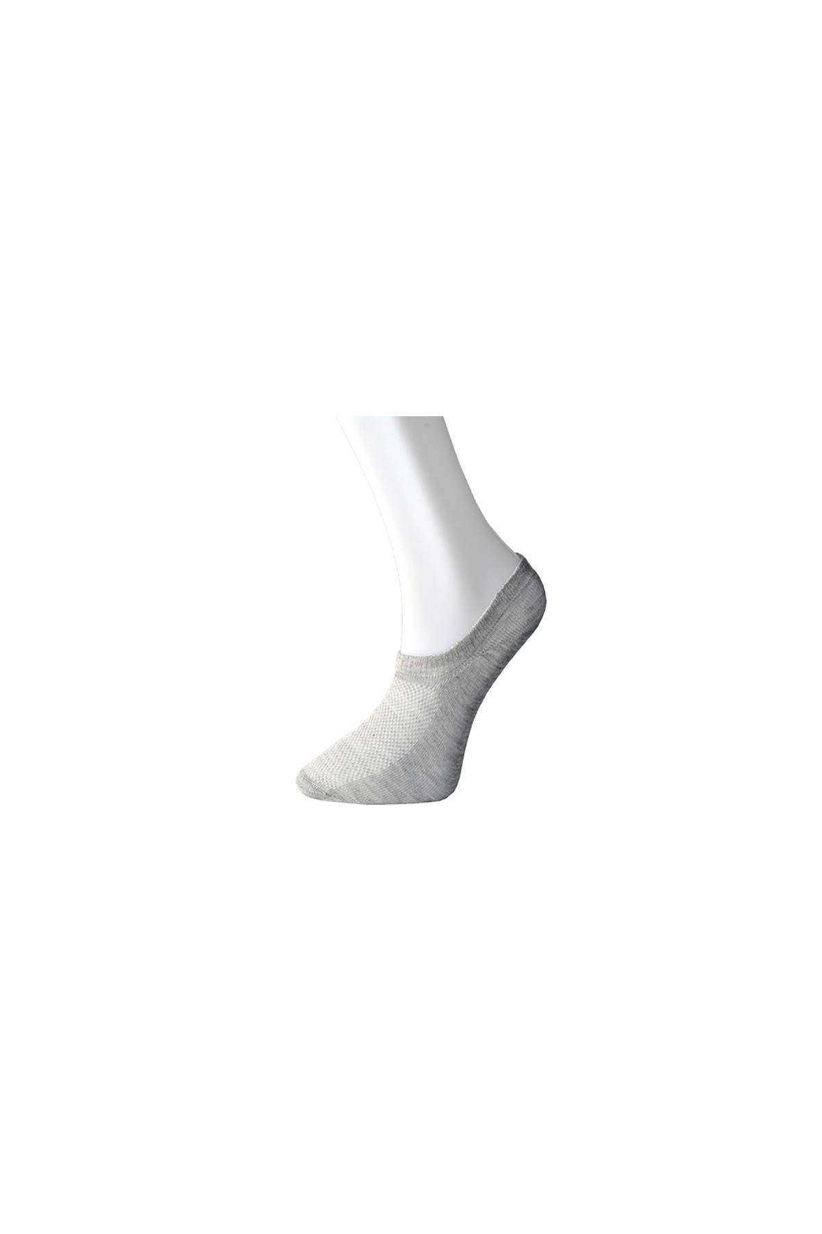 Gray Women's Invisible Socks 3 pairs