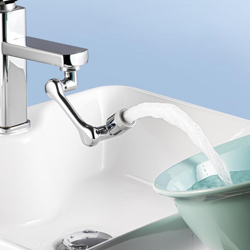 1080 Degree Rotating Robotic Arm Faucet Head - Faucet Extension Device End