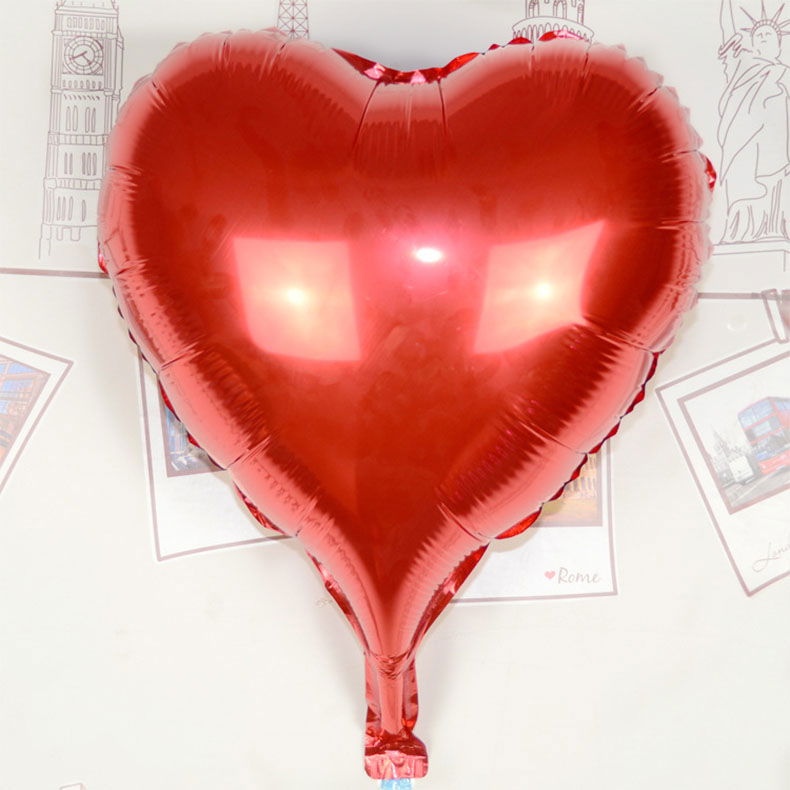 Heart Flying Balloon Foil Red 80 cm 32 inch