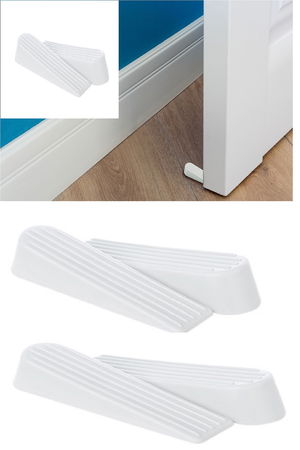 4 Pcs Door Ramp Door Stopper - Door Bumper Anti-Slam Set