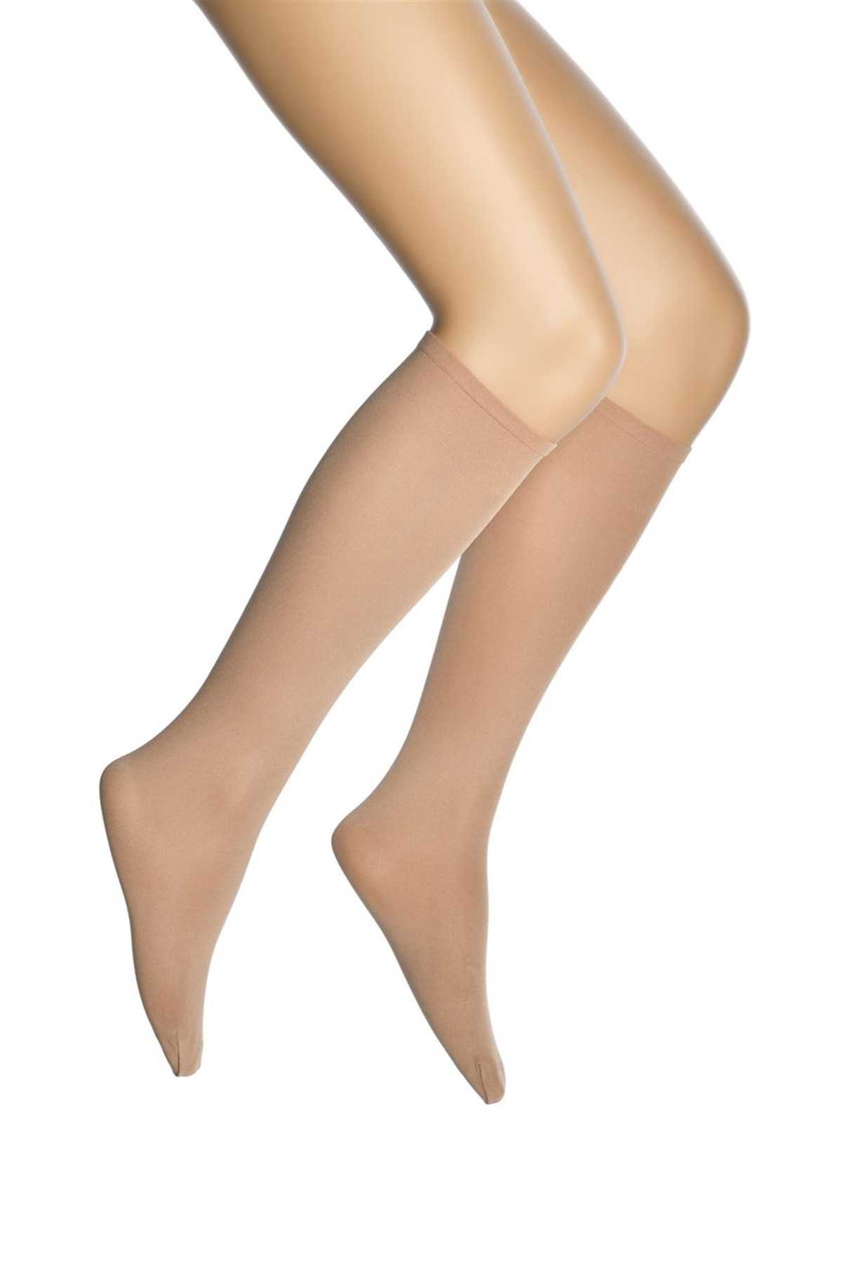 6 Pcs Micro 70 Knee High Women's Socks Skin 57