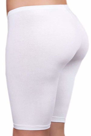 Women's Short Leggings White - 3007A