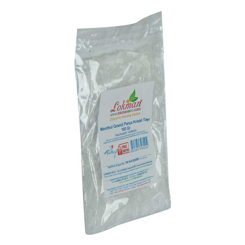 Menthol Granule Piece Crystal Stone 100 Gr