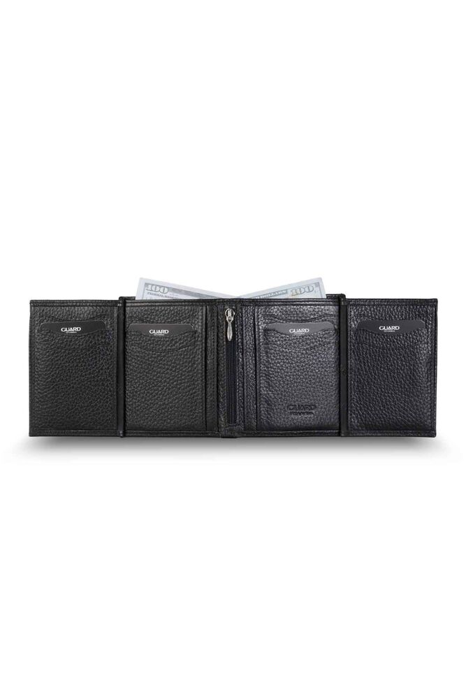 Black Leather Men's Wallet