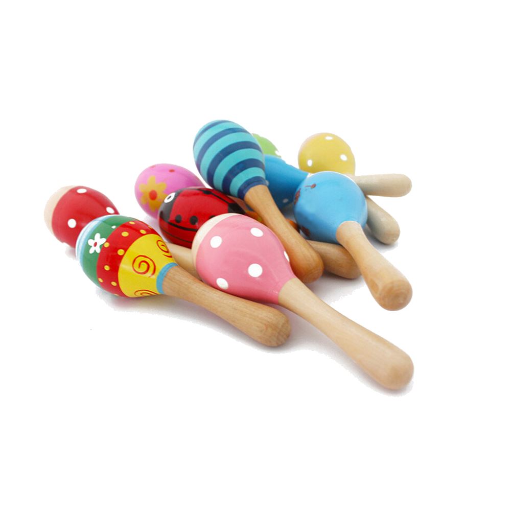 Colorful Wooden Maracas