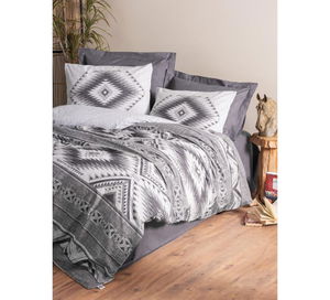 Etnich Single Duvet Cover Delos Anthracite