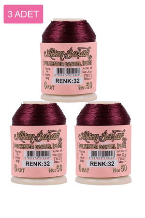 3 Pieces Altinbasak Oya and Lace Floss 20 gr - Turk - No: 032