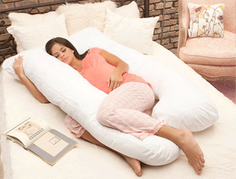 5 Different Area Supported Maternity Pillow ( White )