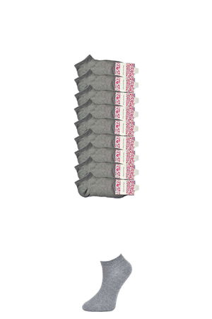 Gray Women's Ankle Socks 9 pairs