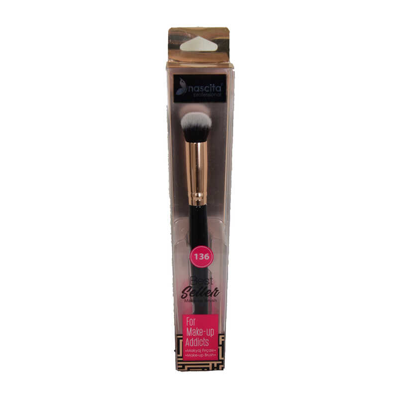 Professional Oval Concealer Makeup Brush - 136 Oval Concealer Brush