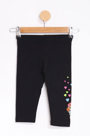 3-7 Years Printed Leggings Black