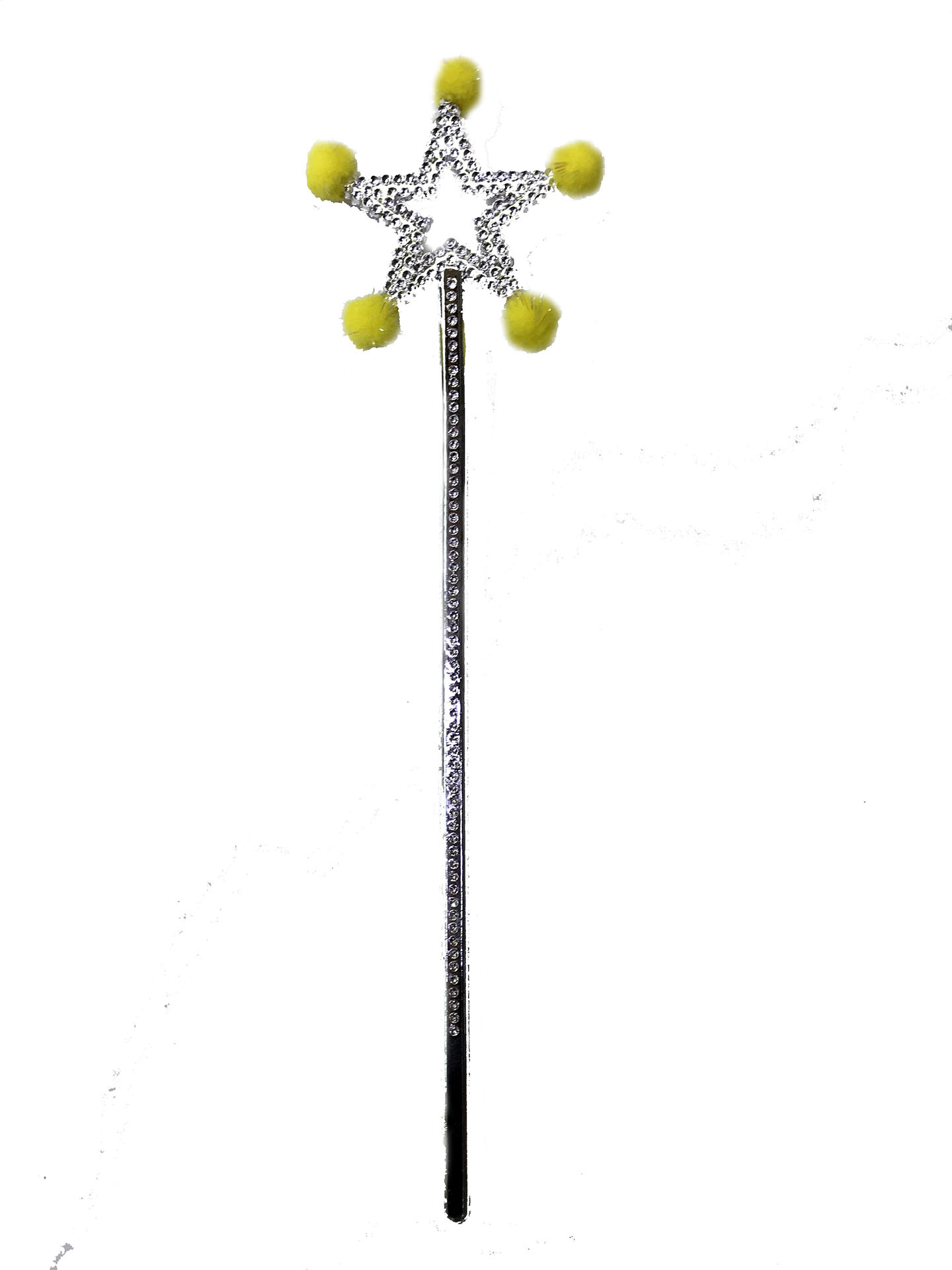 Star Fairy Wand Magic Wand Yellow Pompom