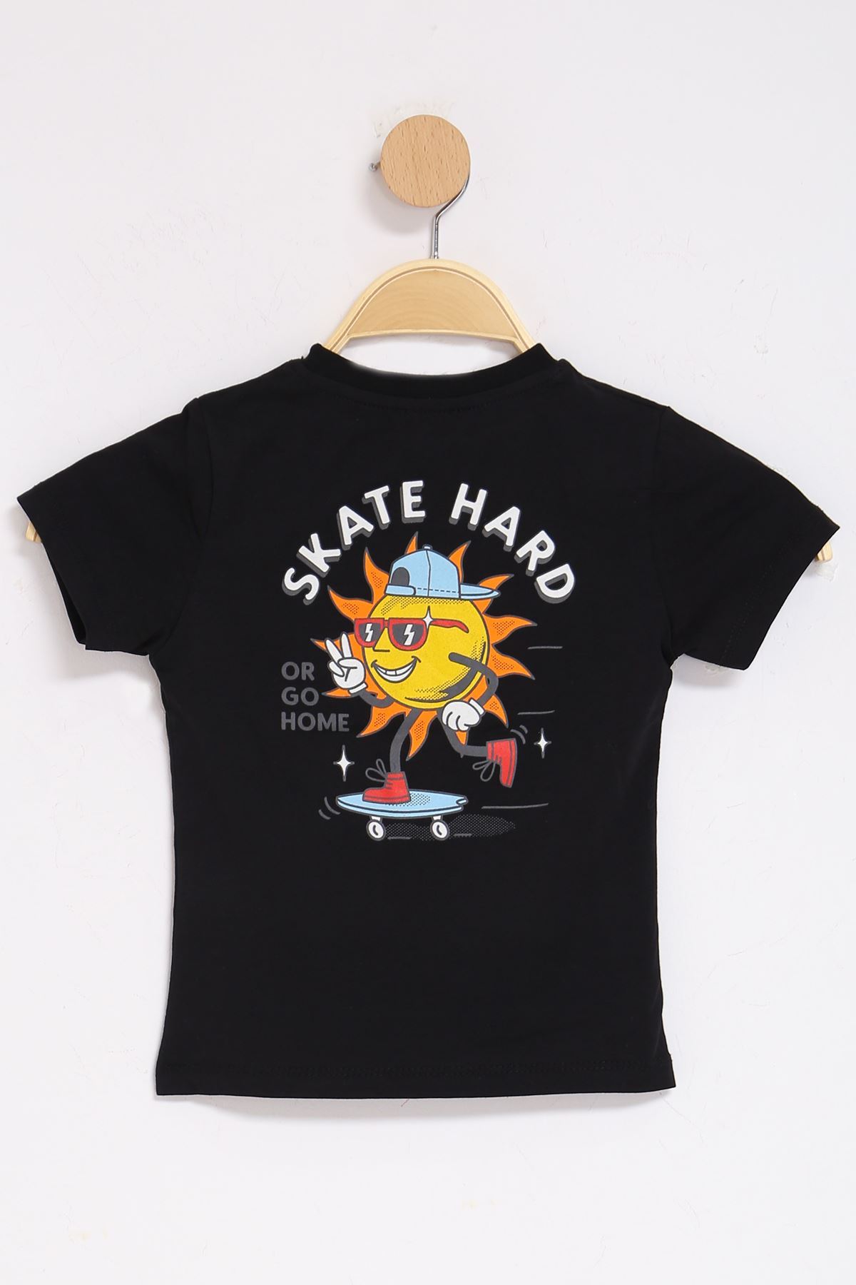 1-4 Years Printed Kids T-Shirt Black