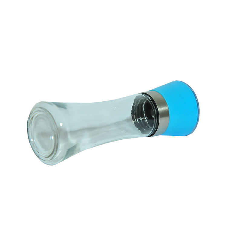 Salt Black Pepper Glass Grinder Blue